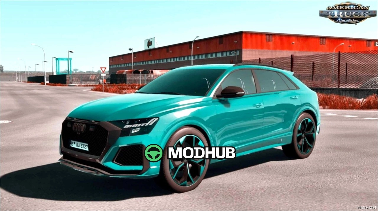 Автомобіль Audi RS Q8 2023 для American Truck Simulator