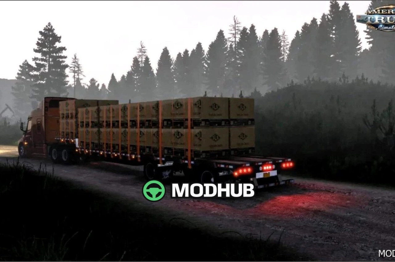 Причіп Drop Deck Manac для American Truck Simulator — 1