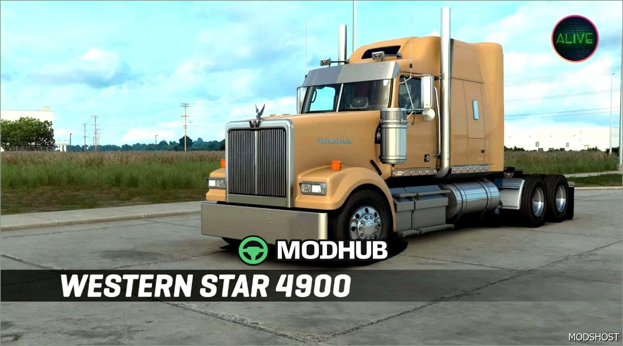 Вантажівка Westernstar 4900SF V1.8 для American Truck Simulator