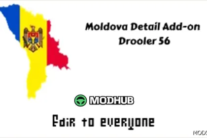 Map Moldova Detail for Euro Truck Simulator 2