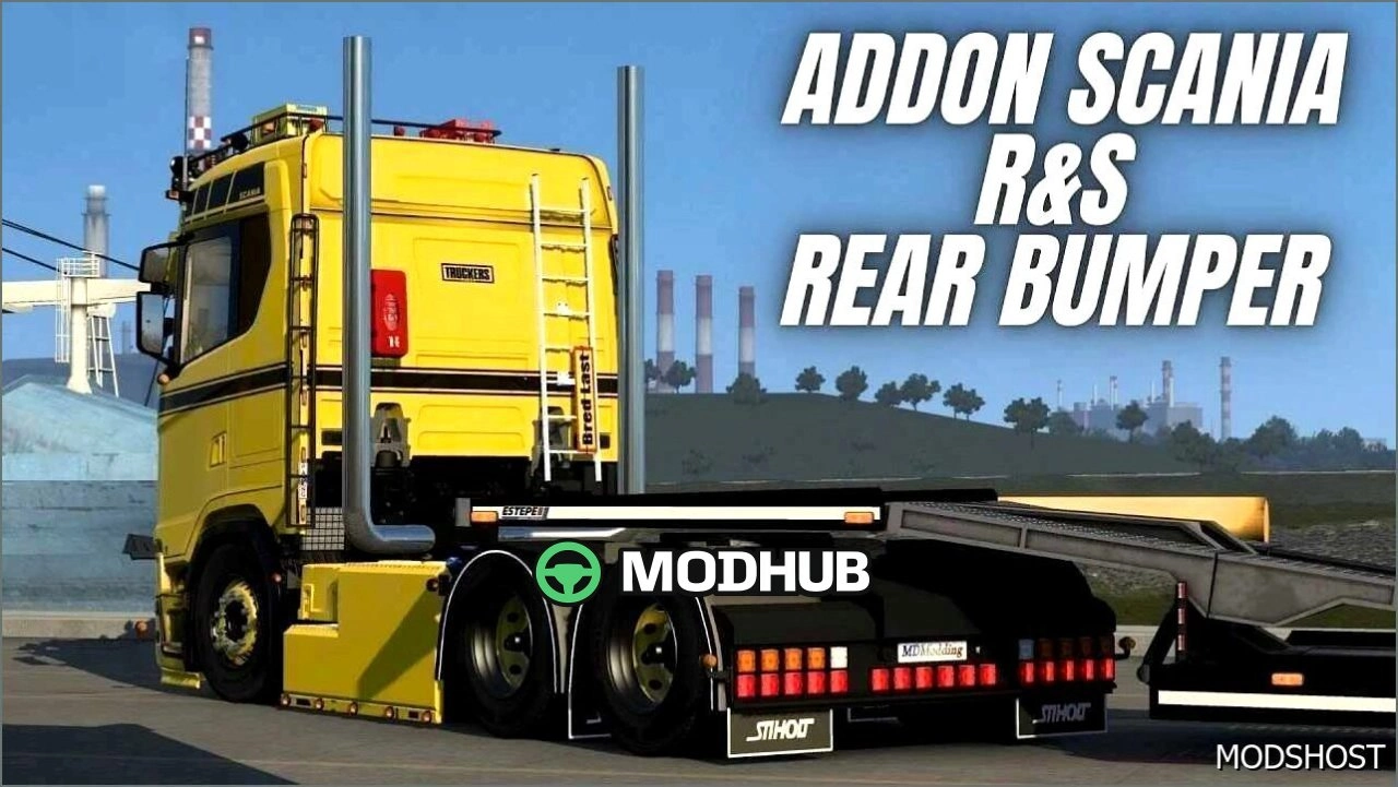 Задній бампер Scania R/S + аксесуари для Euro Truck Simulator 2