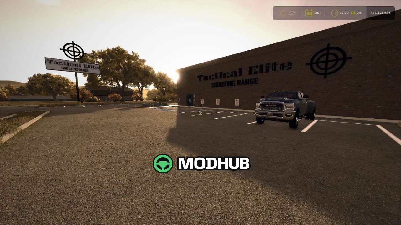 Новий Мод ACH25 Shooting Range — Легендарний Тир для RP у FS25