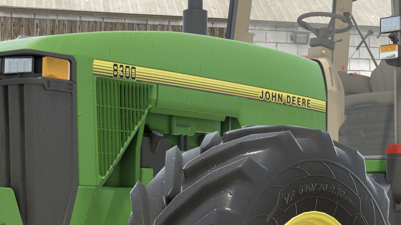 Трактор John Deere 8000/8010 Series для Farming Simulator 25