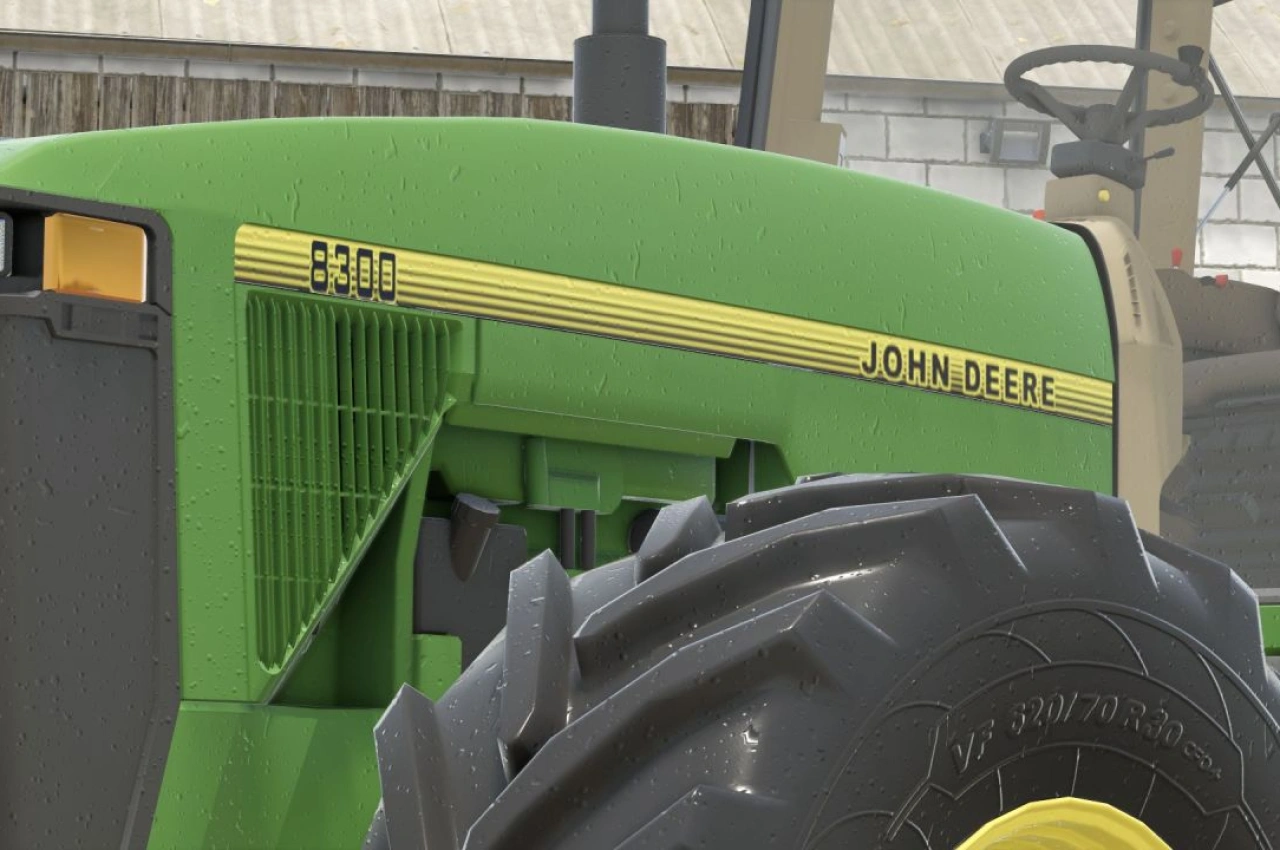 Трактор John Deere 8000/8010 Series для Farming Simulator 25 — 4