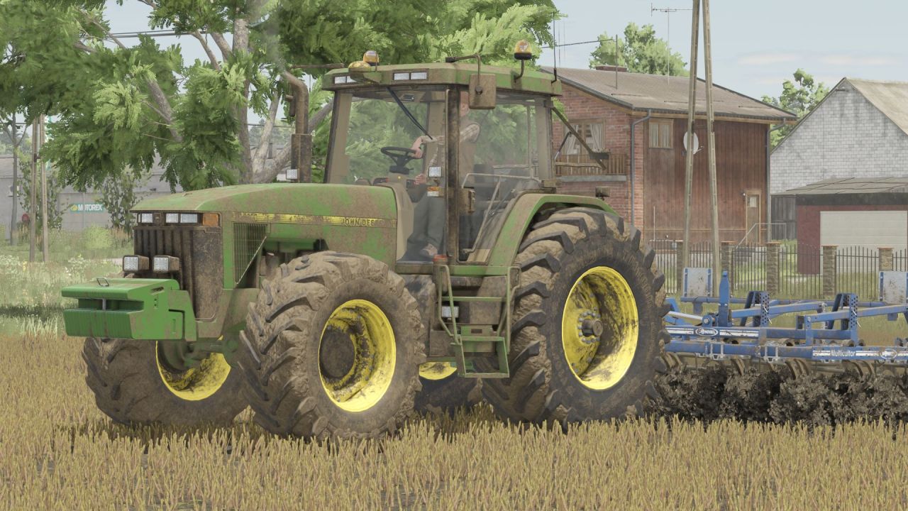 Трактор John Deere 8000/8010 Series для Farming Simulator 25