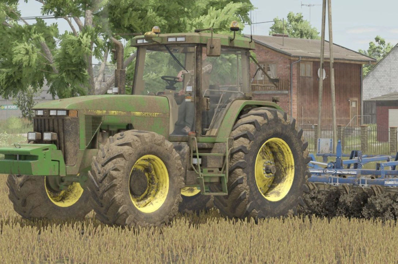 Трактор John Deere 8000/8010 Series для Farming Simulator 25 — 5