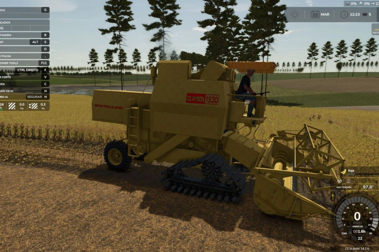 Комбайн New Holland Clayson 1530 для Farming Simulator 25 — 3