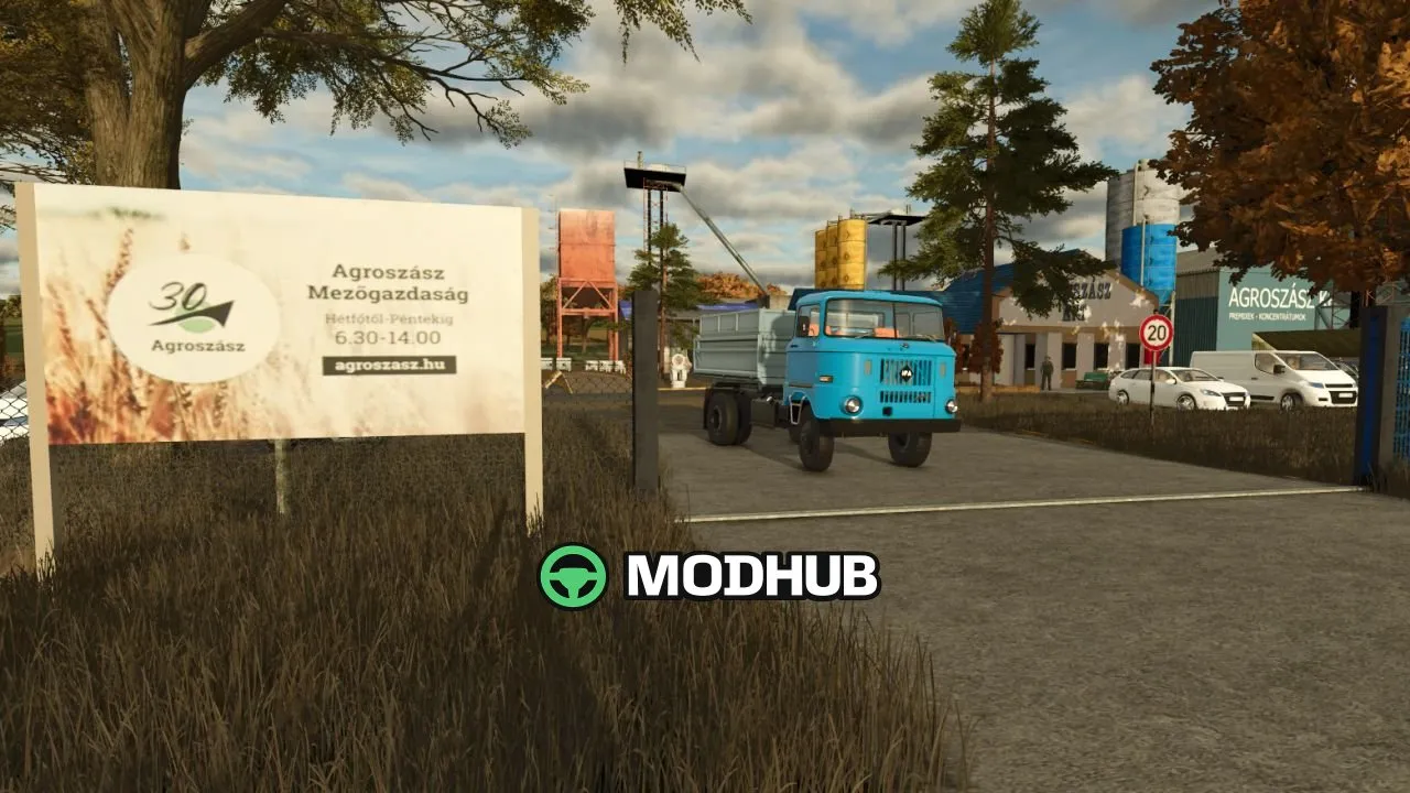 Новий Мод Карти Agroszász Map V1.0.0.1 для FS25 — Угорські Пагорби та 37 Ділянок