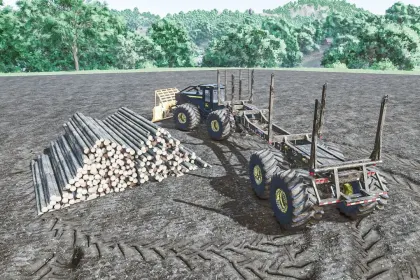 Wóz 848 z przyczepą Pitts (Opcja autoload) do Farming Simulator 25