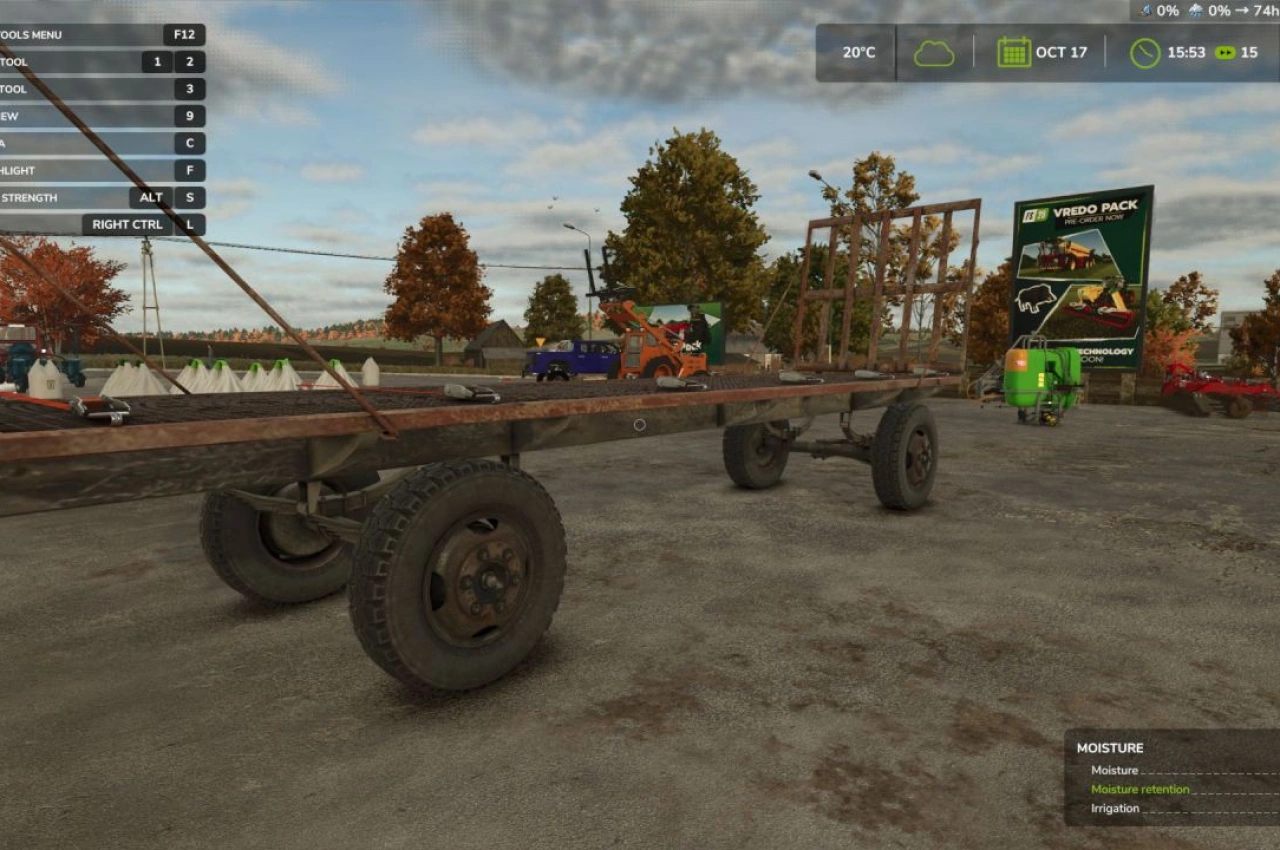 Причіп Carolina Baloti Romanesc для Farming Simulator 25 — 2