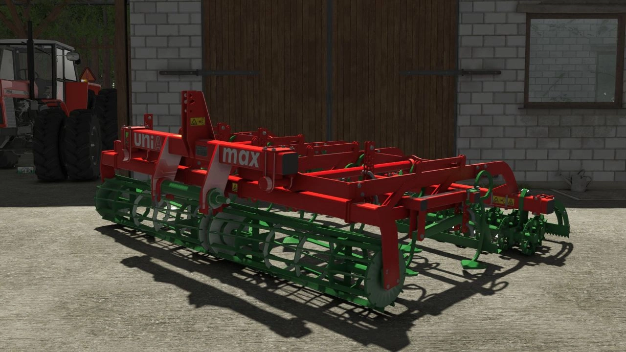 Культиватор Unia Max 4 для Farming Simulator 25
