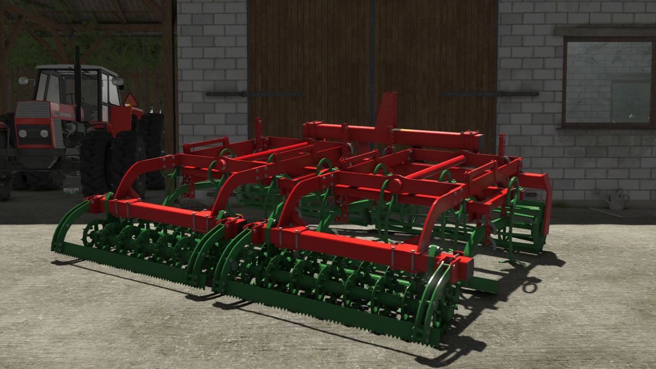 Культиватор Unia Max 4 для Farming Simulator 25