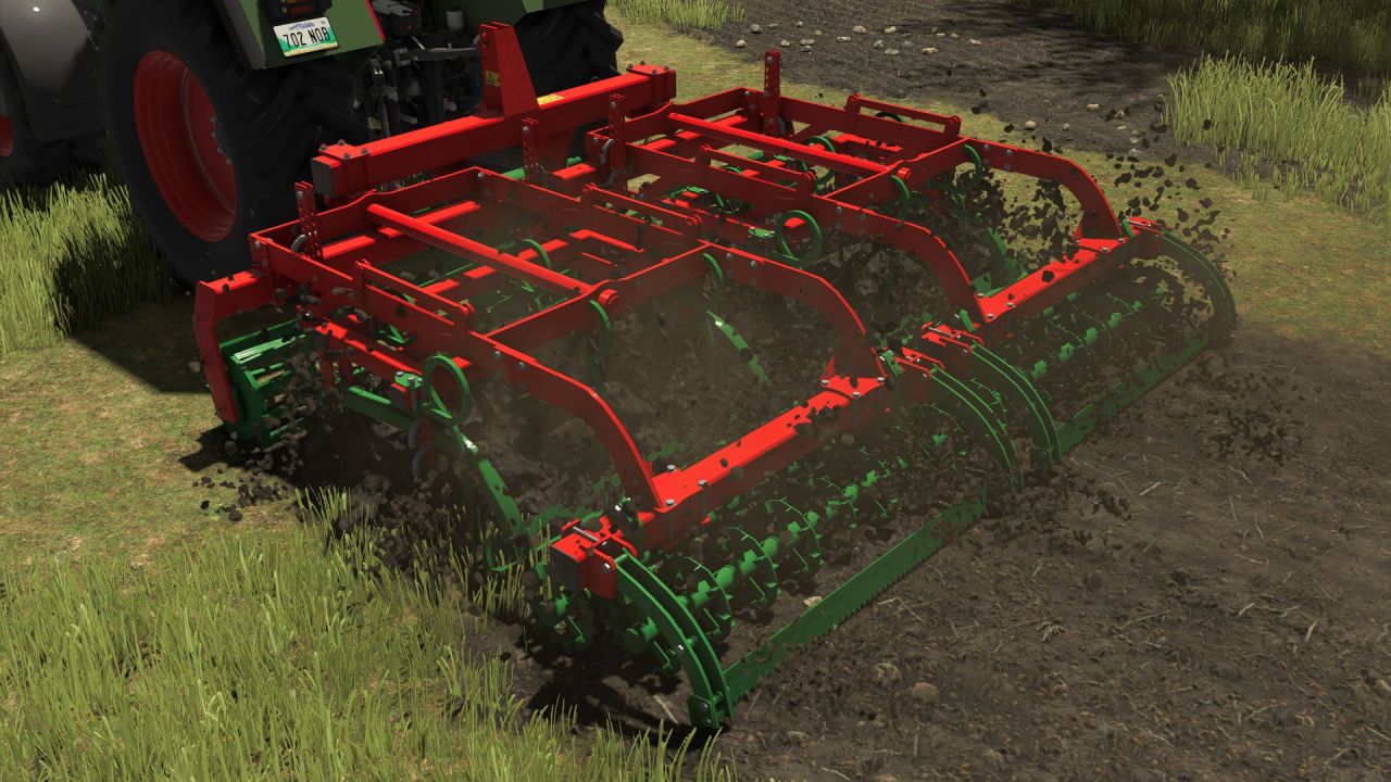 Культиватор Unia Max 4 для Farming Simulator 25
