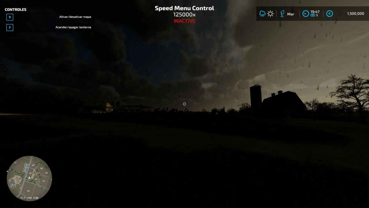 Мод управління швидкістю для Farming Simulator 22