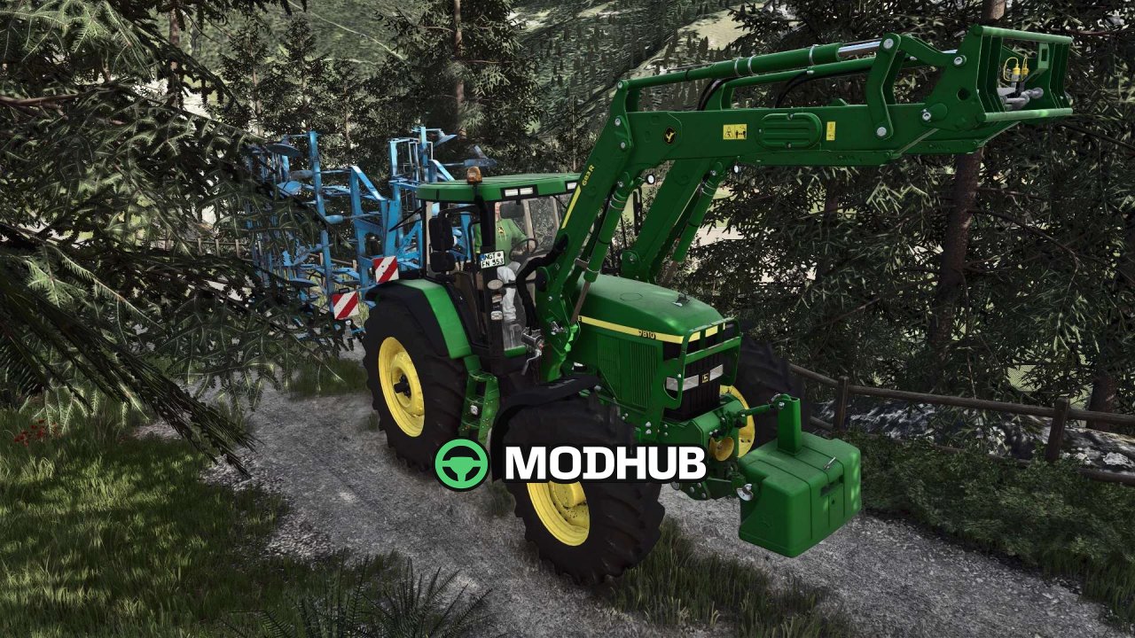 Мод на Потужний Трактор John Deere 7810 FR12 v1.5.1.3 для FS25