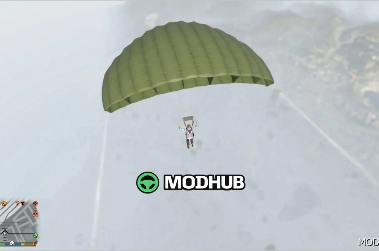 Парашут PUBG для GTA 5 — 2