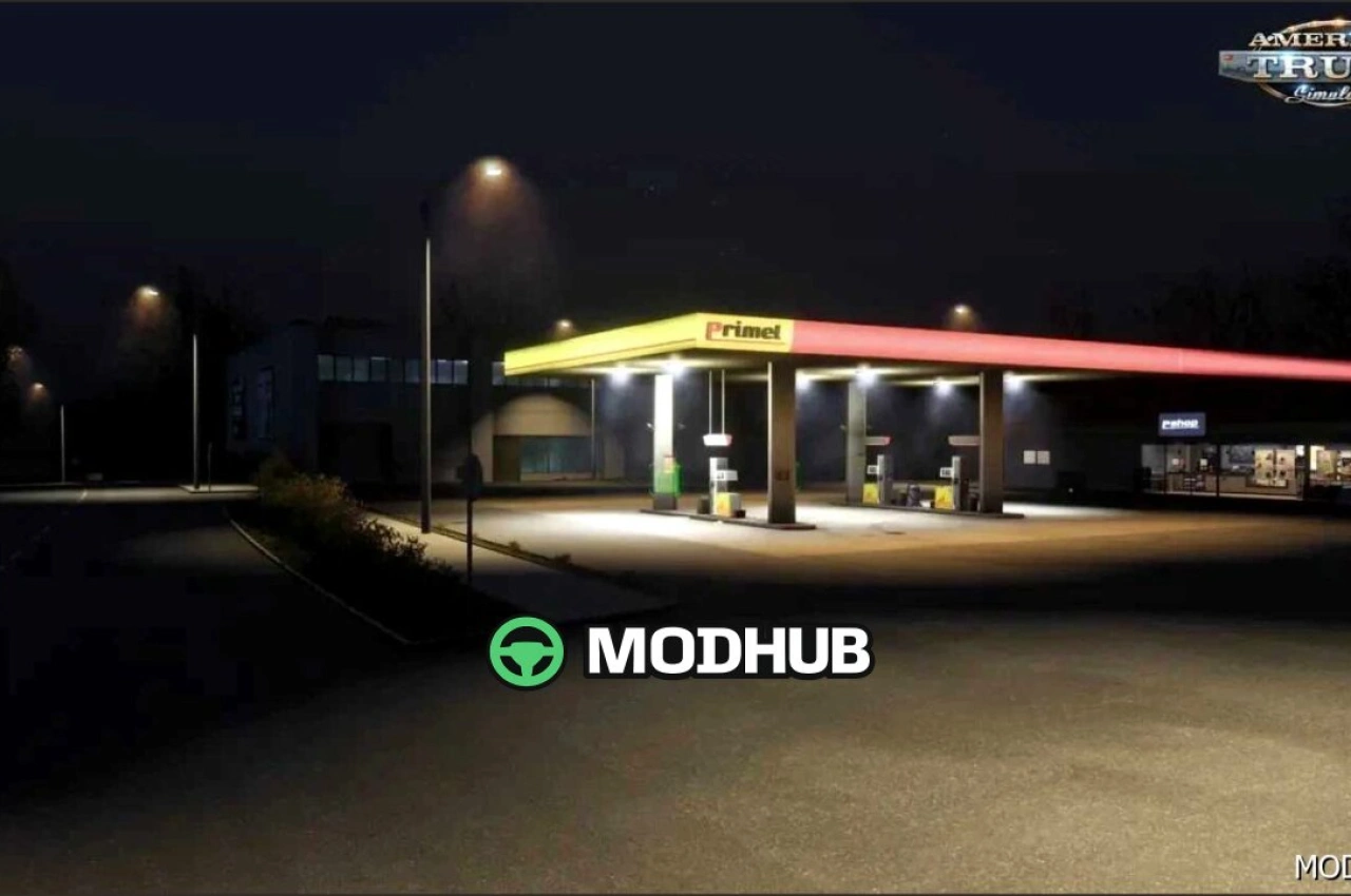 PNG Street Lamps for Euro Truck Simulator 2