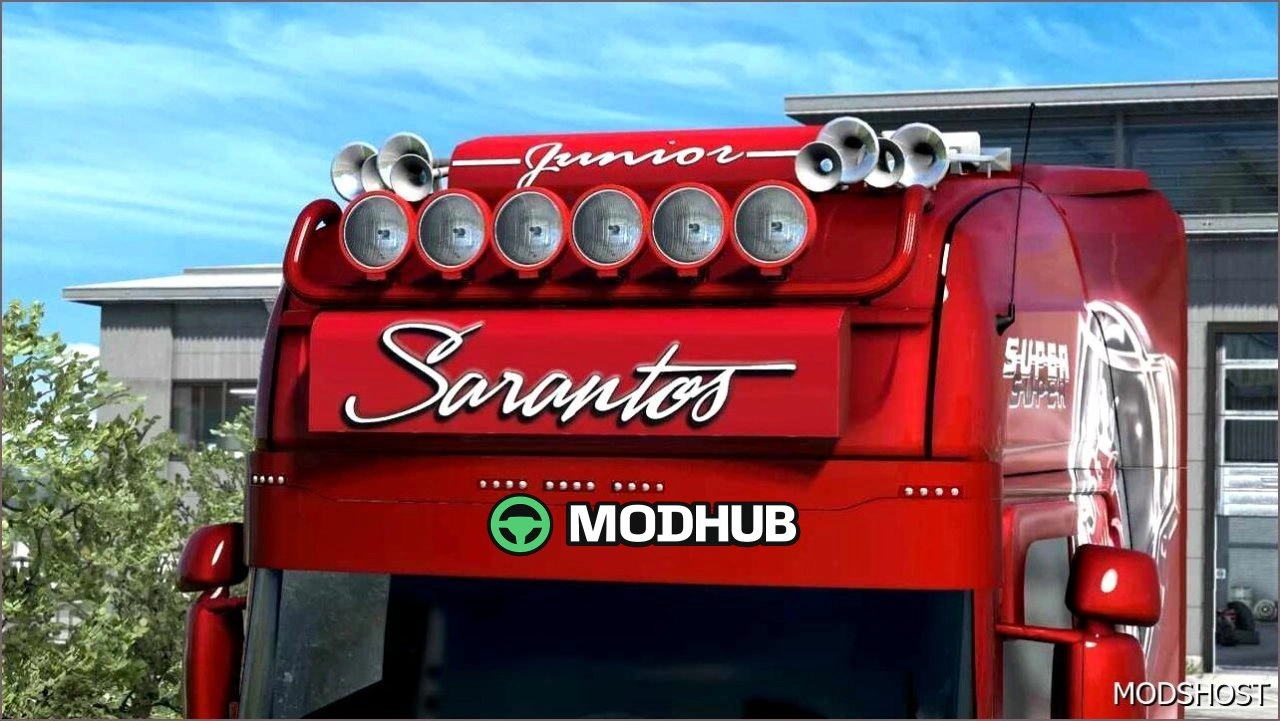 Пакет сонцезахисних щитків Scania RJL для Euro Truck Simulator 2