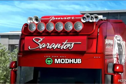 Scania RJL Sunshields Pack for Euro Truck Simulator 2
