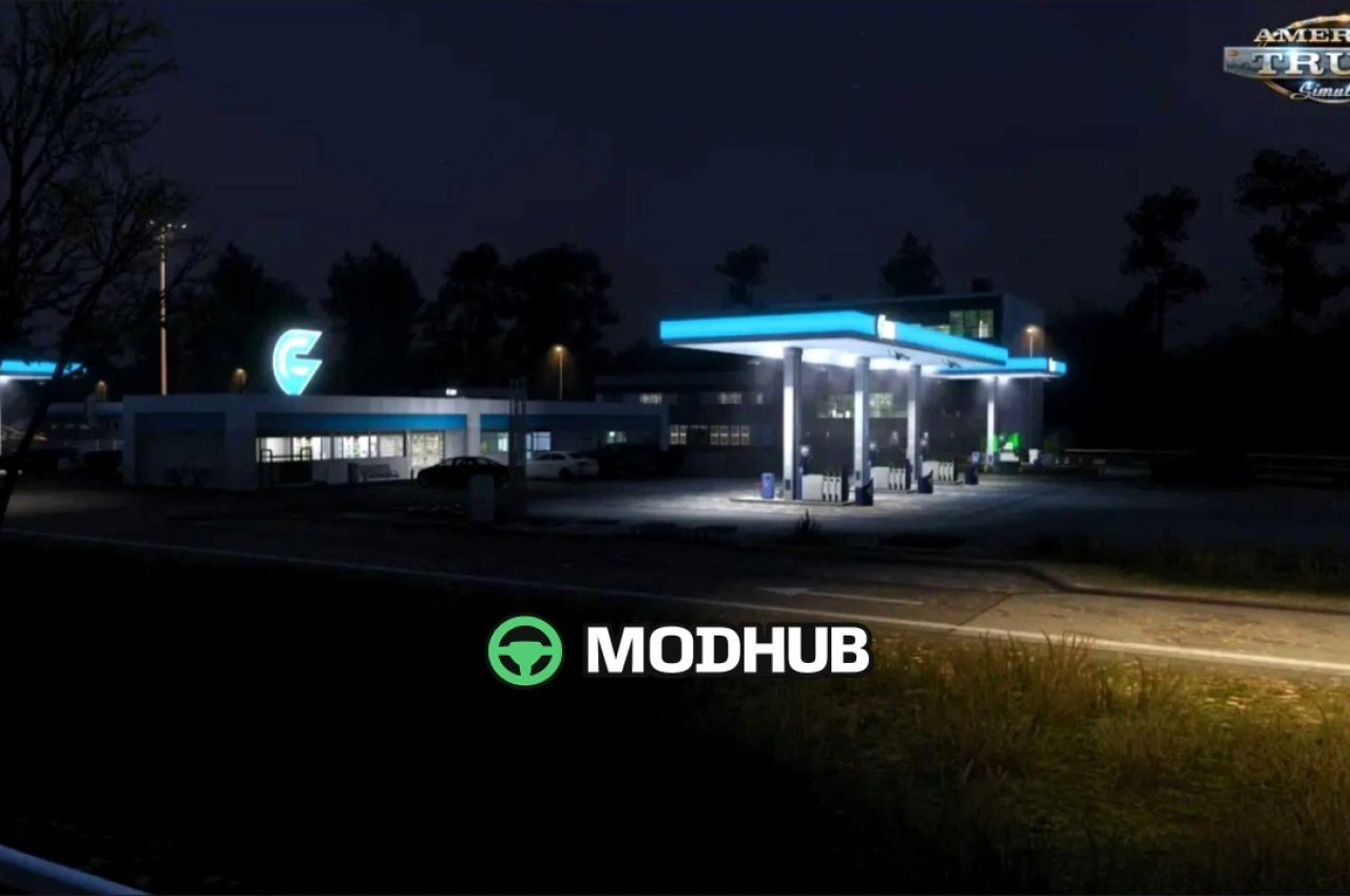 Вуличні ліхтарі PNG для American Truck Simulator — 1