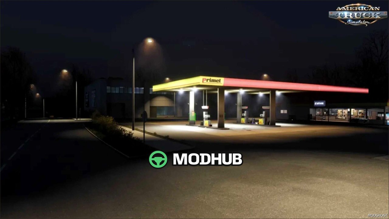 Вуличні ліхтарі PNG для American Truck Simulator