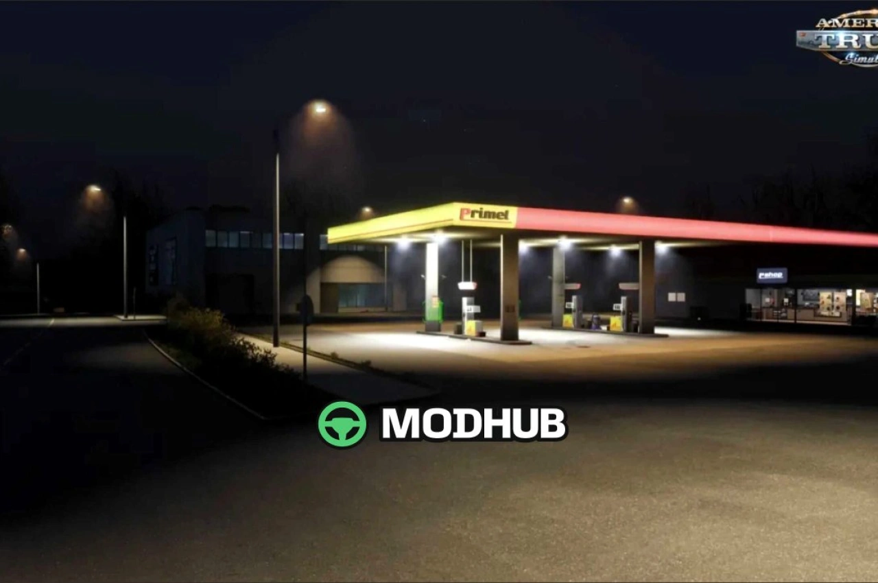 Вуличні ліхтарі PNG для American Truck Simulator — 2