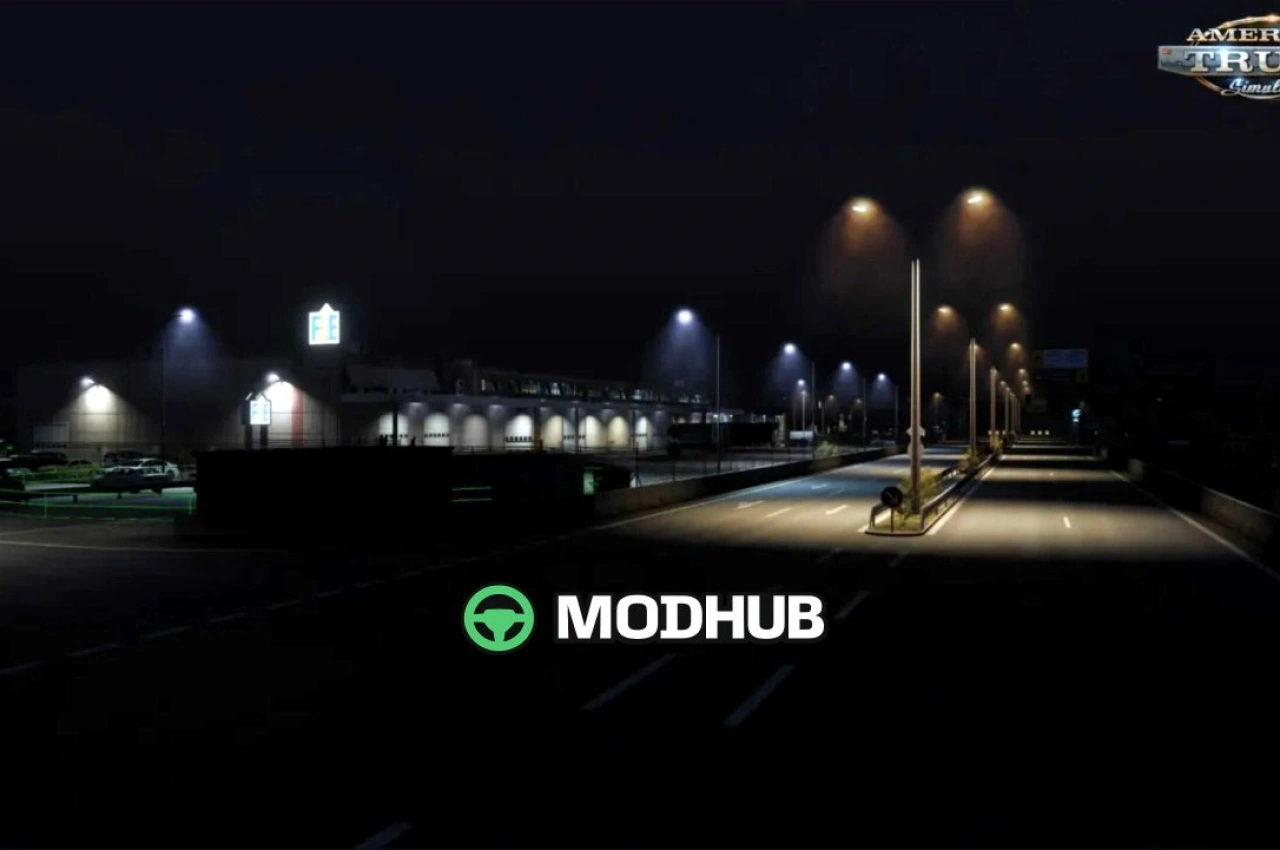 Вуличні ліхтарі PNG для American Truck Simulator — 3