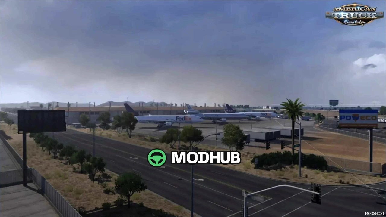 Мод PNG Real AIR Traffic 1.58 для American Truck Simulator
