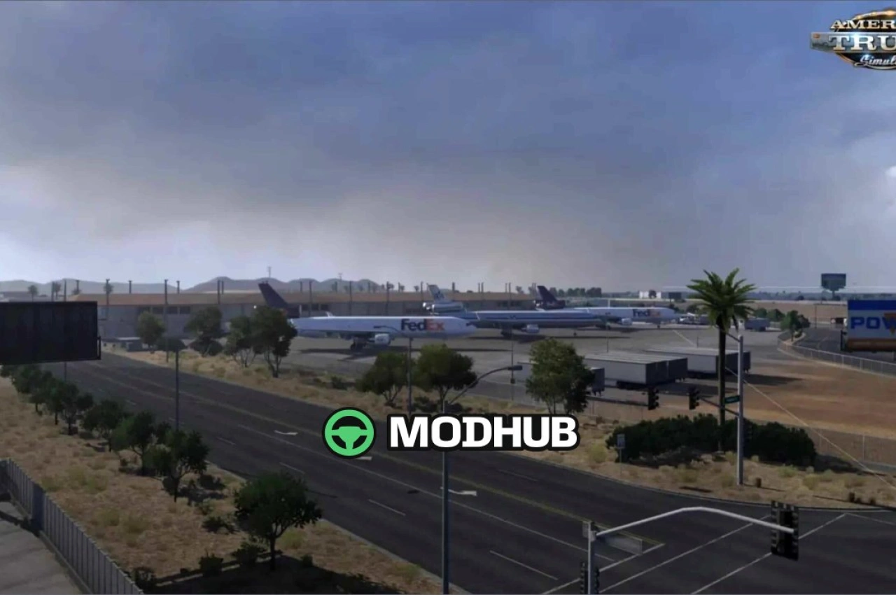 Мод PNG Real AIR Traffic 1.58 для American Truck Simulator — 1