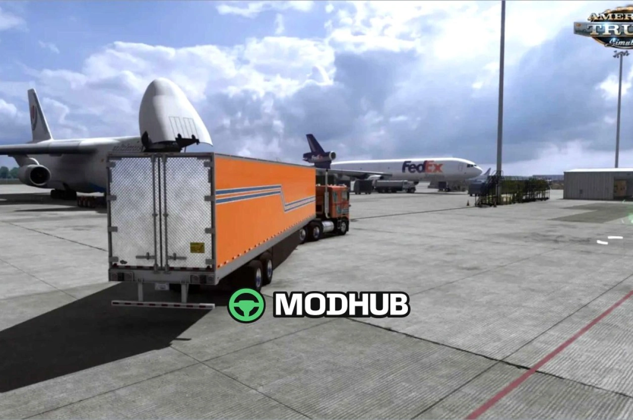 Мод PNG Real AIR Traffic 1.58 для American Truck Simulator — 2