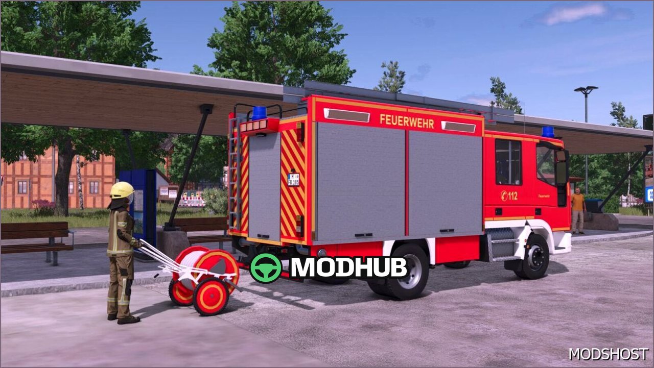 Рулон шланга Пожежної служби для Farming Simulator 25