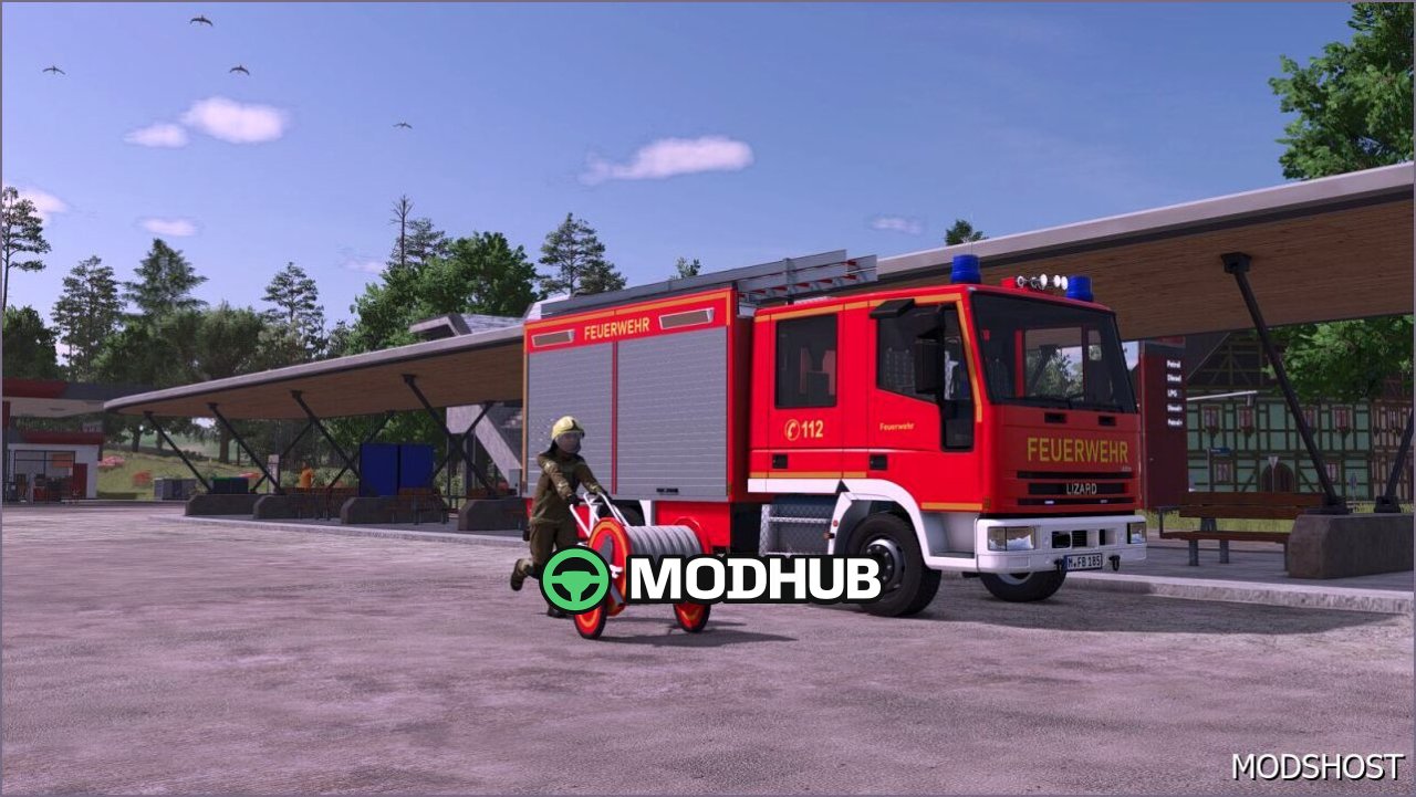 Рулон шланга Пожежної служби для Farming Simulator 25