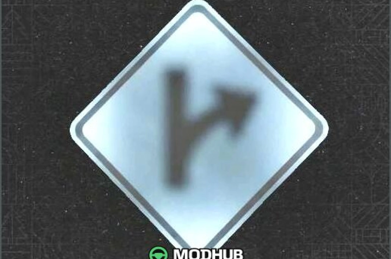 Znak drogowy do Farming Simulator 25