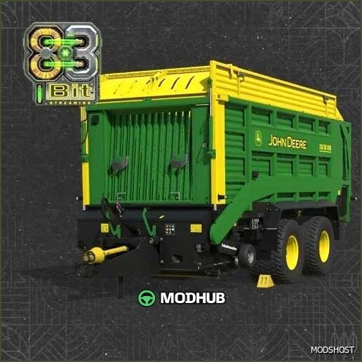 Причіп для кормів JD Forage Wagon для Farming Simulator 25