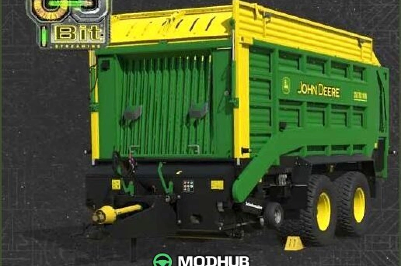 Przyczepa do paszy JD Forage Wagon do Farming Simulator 25