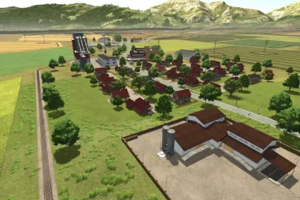 Нова Карта Altkirch in Alsace для Farming Simulator 25 — 51 Виробництво та Багато Полів