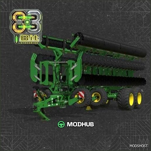 Дискова борона Bendar FS25 для Farming Simulator 25