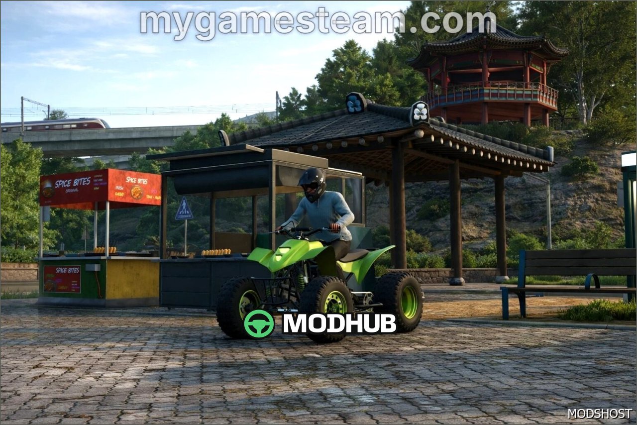Спортивний ATV мотоцикл для Farming Simulator 25