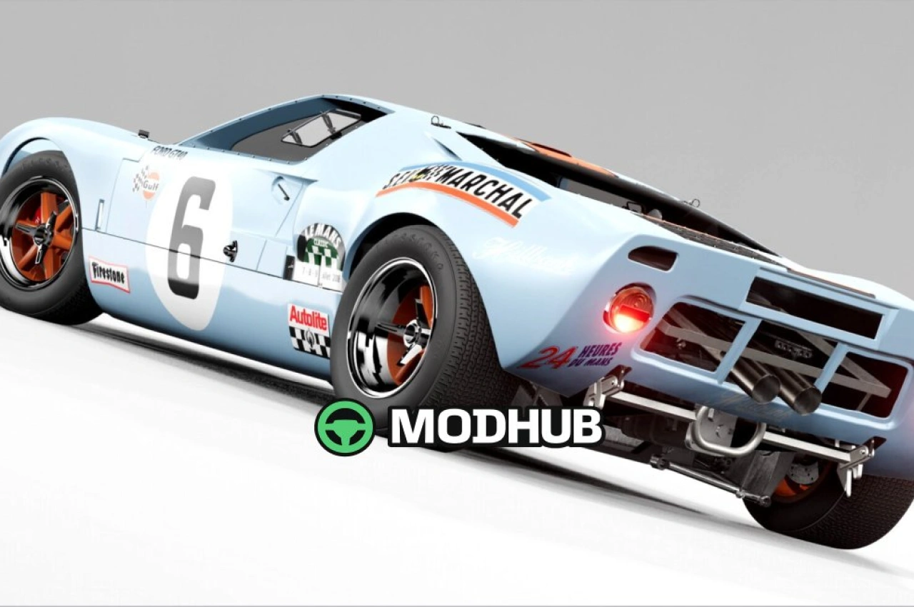 Автомобіль Ford GT40 1965 для BeamNG.drive — 1
