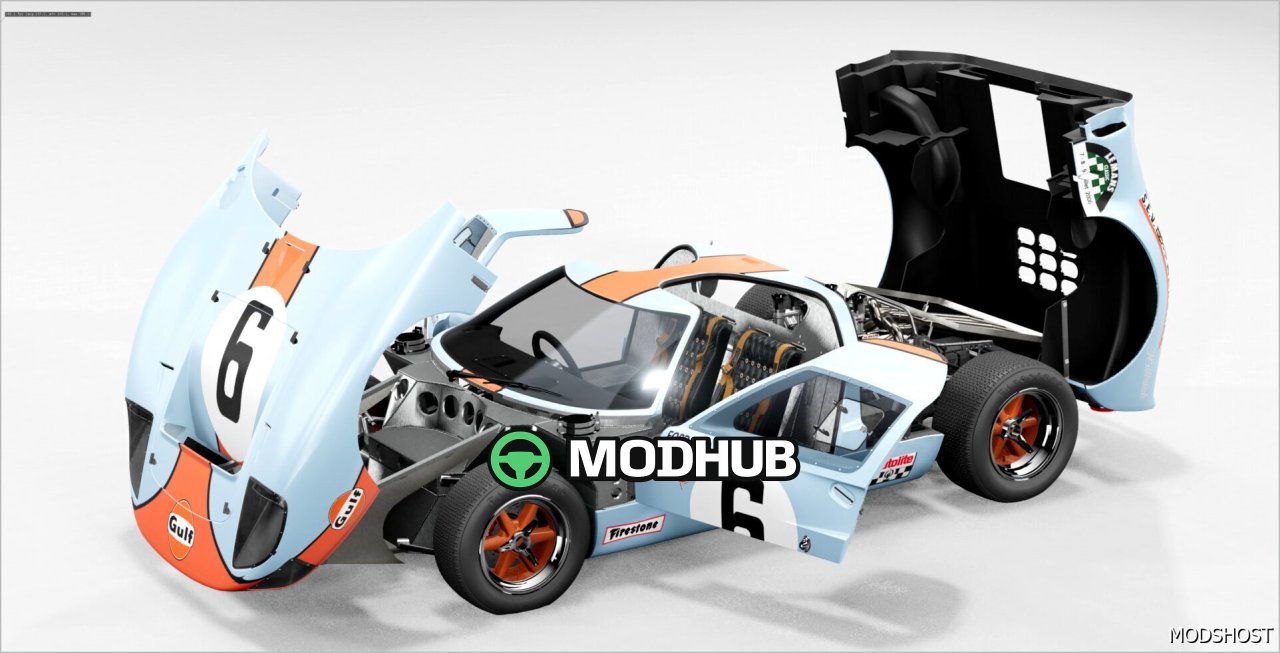 Автомобіль Ford GT40 1965 для BeamNG.drive