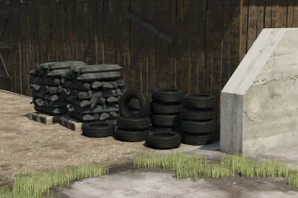 Декоративна Годівниця Trough для Загону та Пасовища у Farming Simulator 25 — 2