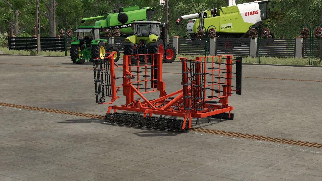 Effiziente Sähmaschine Satex 5m für Farming Simulator 25 — Breite 5 m und Schnelle Arbeit