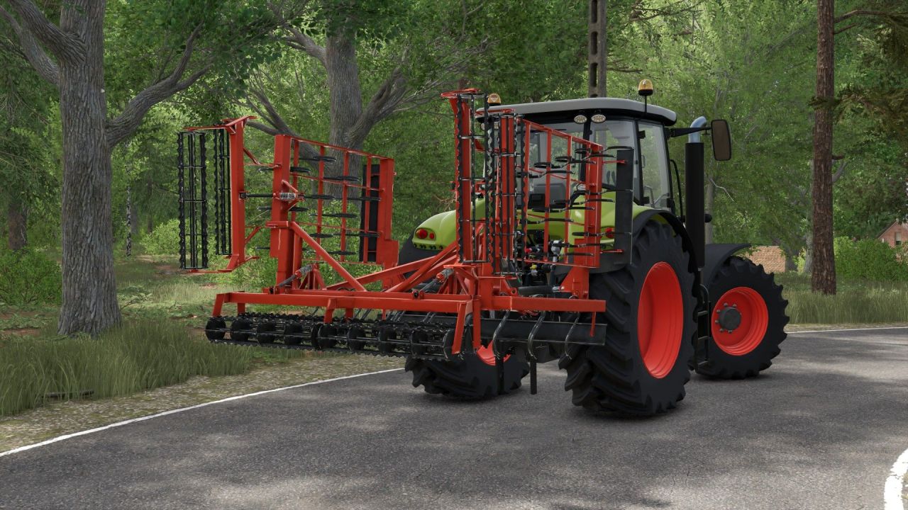 Effiziente Sähmaschine Satex 5m für Farming Simulator 25 — Breite 5 m und Schnelle Arbeit