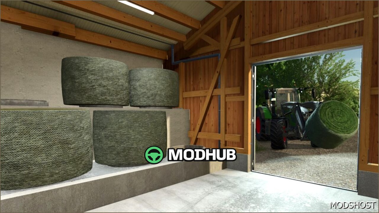 Сушарка для круглих тюків для Farming Simulator 25