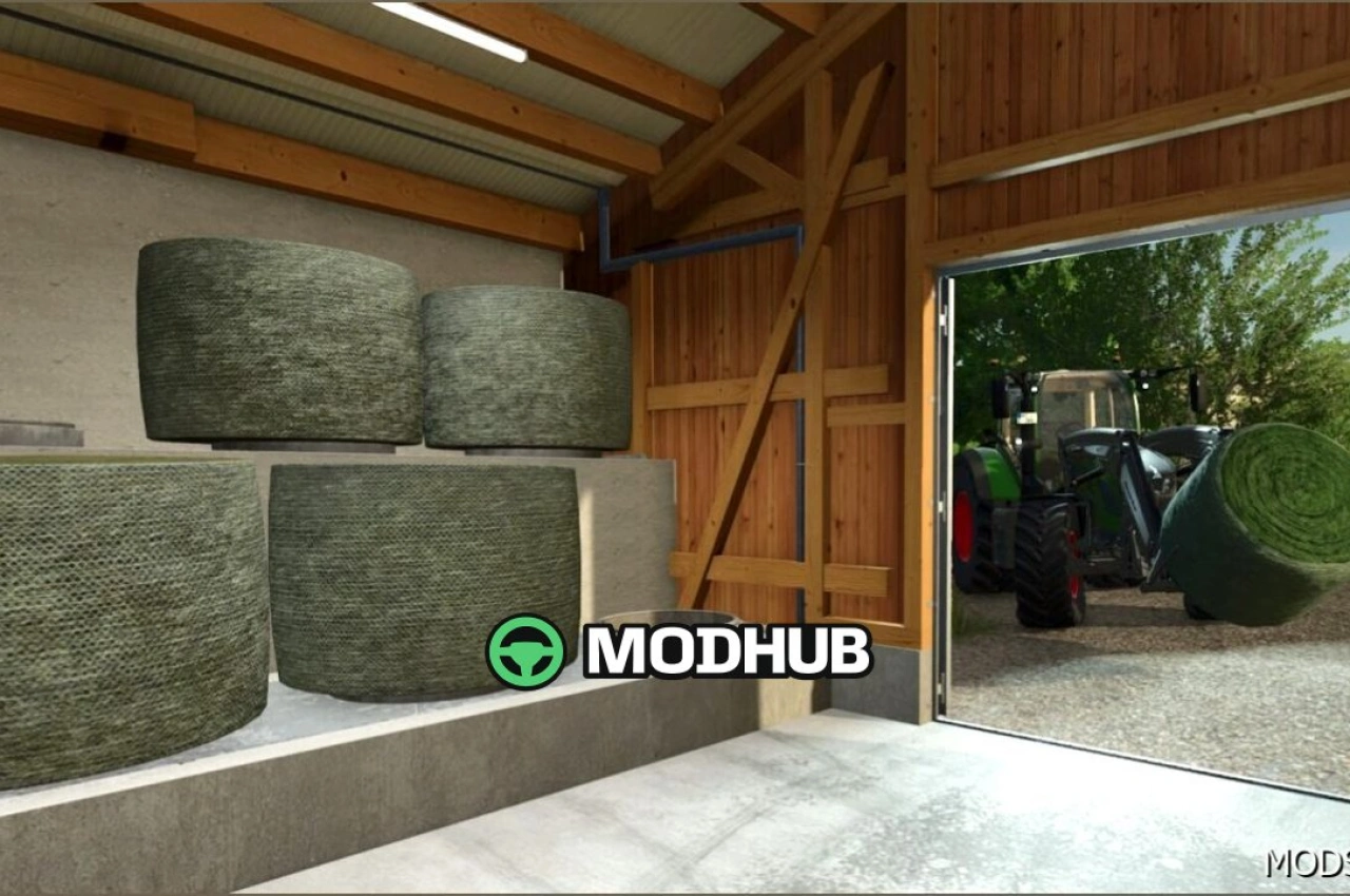 Сушарка для круглих тюків для Farming Simulator 25 — 2