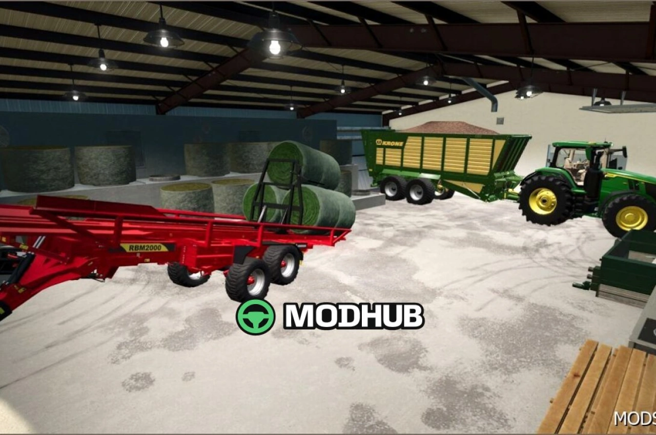 Сушарка для круглих тюків для Farming Simulator 25 — 3