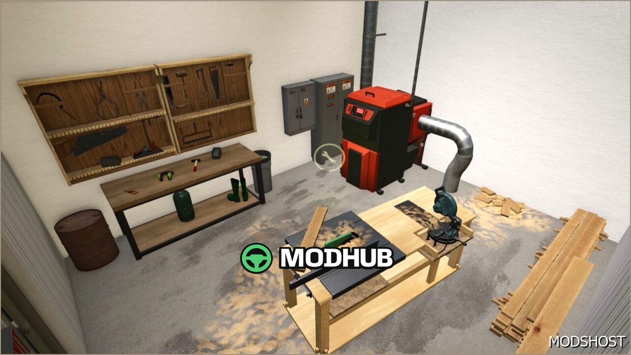 Сушарка для круглих тюків для Farming Simulator 25