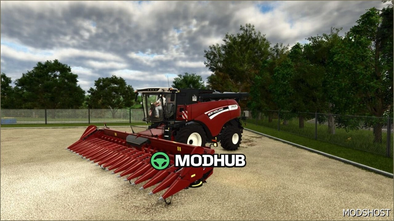 Комбайн New Holland CR10.90 для Farming Simulator 25