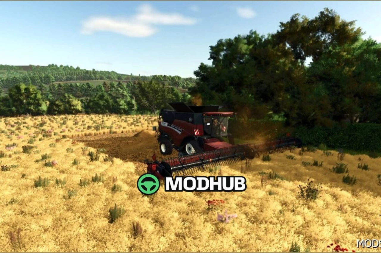 Комбайн New Holland CR10.90 для Farming Simulator 25 — 2