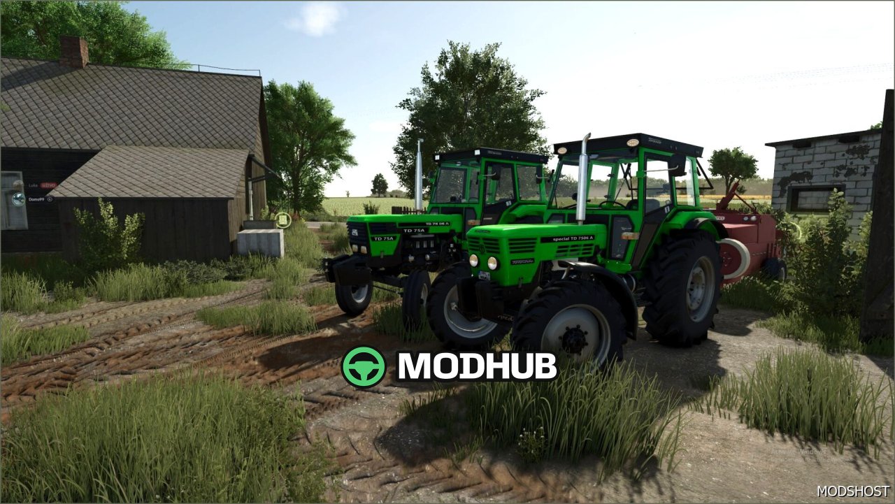 Трактор Torpedo 7506 для Farming Simulator 25